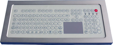USB endüstriyel membran masaüstü klavye, touchpad ile kompakt klavye