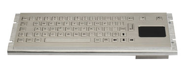 Küçük IP65 dinamik Saldırılara Touchpad ile dayanıklı Endüstriyel Klavye, kısa strok