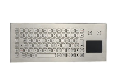 IP68 Darbeli Endüstriyel Metal Klavye, Kaydırma İşlevli Mühürlü Dokunmatik Yüzey