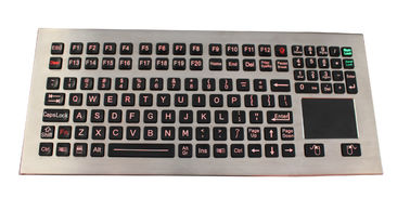 Touchpad Ayarlanabilir Backlight ile 116 Tuşları Yıkanabilir Endüstriyel Klavye