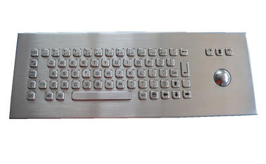 Trackball Masaüstü Sağlam Klavye IP65 Paslanmaz Çelik ile USB PS2 Endüstriyel Klavye
