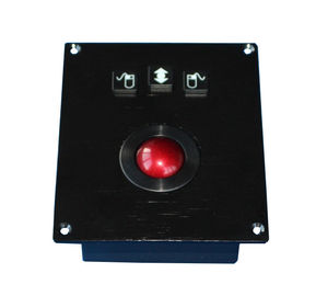 IP65 dinamik Vandal geçirmez Kırmızı Fenolik Reçine Mechnical Trackball işaretleme aygıtı