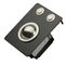 2 Sağlam fare Düğmeler Mini Kompakt Endüstriyel Black Metal Trackball
