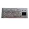 83 Keys Kompakt Suya Dayanıklı Dokunmatik Klavye / Mühürlü Paslanmaz Çelik Klavye Endüstriyel