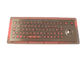 Paslanmaz Çelik Endüstriyel Klavye, Trackball IP67 Panel Montajlı 0.45mm Anahtar Seyahat