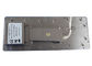 Paslanmaz Çelik Endüstriyel Klavye, Trackball IP67 Panel Montajlı 0.45mm Anahtar Seyahat