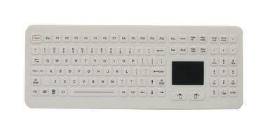 USB ile touchpad ile IP68 su geçirmez kauçuk masaüstü tıbbi sınıf klavyeler