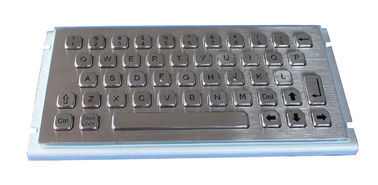 PS / 2 bağlantı noktasına sahip 47 tuş, mini kompakt biçim IP65 Panel montajı metal klavye