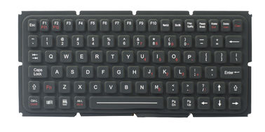 ruggdeized bilgisayar için OEM sürümü IP65 ince silikon endüstriyel klavye