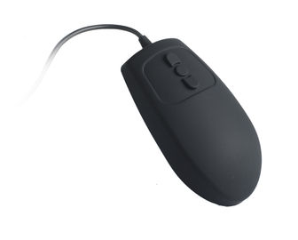 Mühürlü Hijyenik Optik Trackball Mouse İşaret Aygıtı Siyah Veya Beyaz