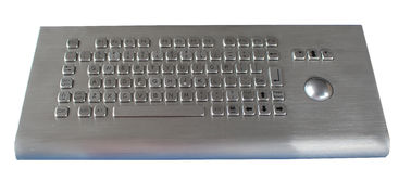 IP65 su geçirmez monte edilebilir paslanmaz çelik kiosk metal klavye