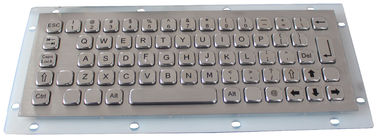 Profesyonel IP65 saldırılara karşı dayanıklı paslanmaz çelik metal klavye su geçirmez