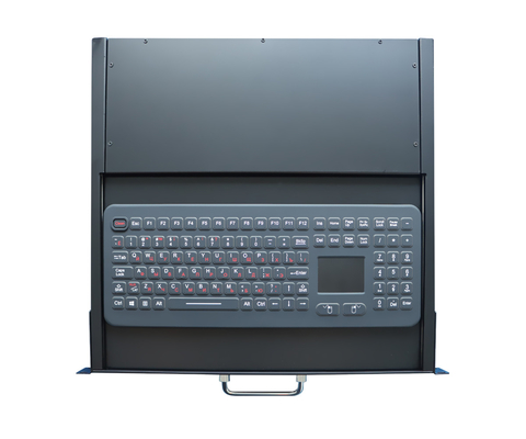 IP65 Dinamik Endüstriyel Çekmece Klavye Dayanıklı PS2 Touchpad ile USB