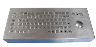 Kompakt Format Endüstriyel Klavye Paslanmaz Çelik Masaüstü İçin 84 Tuş