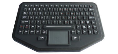 Kırmızı aydınlatmalı IP68 Kablosuz Silikon Endüstriyel Klavye USB / PS2 Bağlantısı