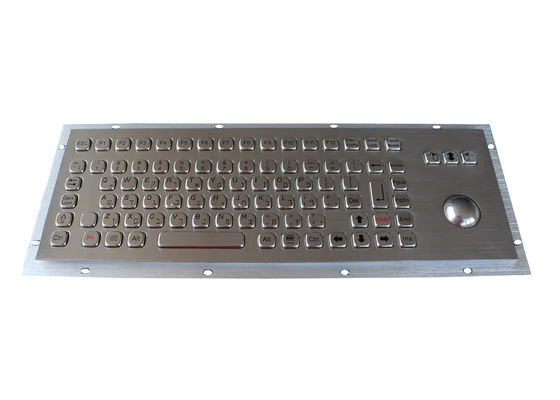 400DPI USB Endüstriyel Sağlamlaştırılmış Klavye IP65 Mekanik Trackball