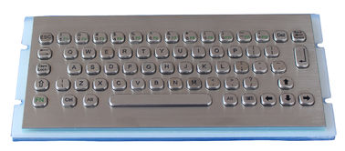 Kompakt format Endüstriyel Mini Metal Klavye / engebeli kiosk klavye IP65