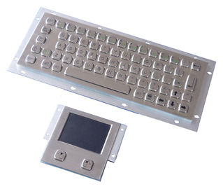 Vandal geçirmez industial klavye aygıtı USB veya PS / 2 arayüzü işaret touchpad entegre