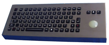 Şeffaf trackball, endüstriyel bilgisayar klavye ile Arap masaüstü sağlamlaştırılmış klavye
