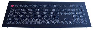 Kompakt IP65 suya dayanıklı Endüstriyel Membran Klavye / yıkanabilir bilgisayar klavyesi