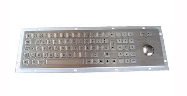 IP65 dinamik panel entegre topunu fare ile paslanmaz çelik klavye monte