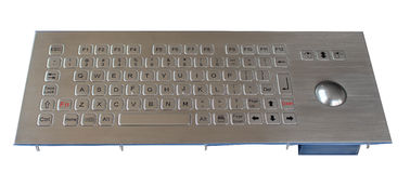Trackball ile 84 Anahtar Yıkanabilir Klavye Sanayi, paslanmaz çelik klavye