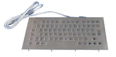 FN tuşları, RoHS Profesyonel Köşk paslanmaz çelik sağlamlaştırılmış klavye