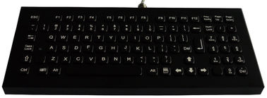 Masaüstü Siyah Metal Klavye, sayısal tuş takımı ve Fn tuşları, metalik klavye