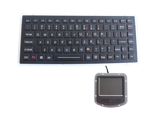 Alüminyum Alaşımlı EMC Klavye IP67 PS2 USB 400DPI Dokunmatik Yüzeyle Sağlamlaştırılmış