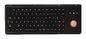arkadan aydınlatmalı topunu IP65 85 tuşları patlamaya karşı dayanıklı siyah endüstriyel klavye