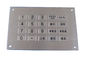 su geçirmez metal sayısal tuş takımı üst panel montaj çözümü 20 tuşları USB