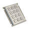 Endüstriyel Mini Arka Panel Mouting Çelik Metal Sayısal Tuş Takımı, USB veya RS232 Arayüzü