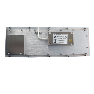 74 Tuşlu Sağlam Arkadan Aydınlatmalı USB Klavye, Optik İztopu Üst Panel Montajı çözümü ile