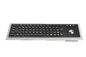 PS2, USB Siyah Metal Klavye / endüstriyel metal klavye RS232, EPP için