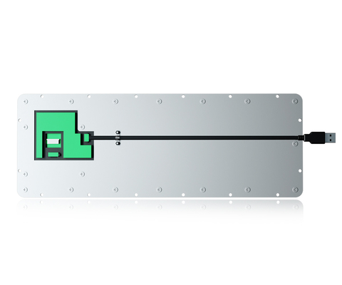 104 tuş Layout Arka ışıklı USB Klavye EMC Klavye ABS Klavye ile