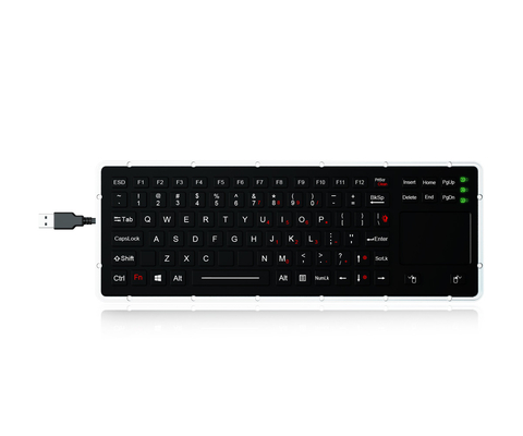 104 tuş Layout Arka ışıklı USB Klavye EMC Klavye ABS Klavye ile