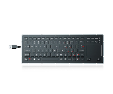 104 tuş Layout Arka ışıklı USB Klavye EMC Klavye ABS Klavye ile