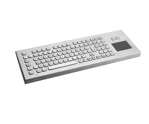 IP65 masaüstü metal kompakt klavye dokunmatik panel ile endüstriyel bilgisayar klavyesi