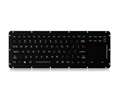 Askeri Trackball Fare ve Sağlam Klavye Kombinasyonu