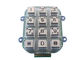 Sayısal Metal Tuş Takımı 4x3 Acess Kontrol Sistemi IP65 12 Tuşlu Dot Matrix Arabirimi