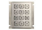 Banka ATM Matrix Paneli Dağı Tuş IP67 Anma 12 Tuşları Metal Paslanmaz Çelik