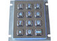 Işıklı 12 Tuşlu Metal Tuş Takımı Özelleştirilmiş Mavi Aydınlatmalı 4x3 2.0mm Uzun İnme