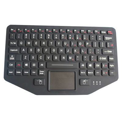 5VDC 91 Keys IP67 Dinamik Silikon Sağlam Klavye, touchpad ile