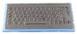 Kompakt format Endüstriyel Mini Metal Klavye / engebeli kiosk klavye IP65
