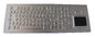 Touchpad / endüstriyel pc klavye ile IP65 masaüstü metal kompakt klavye