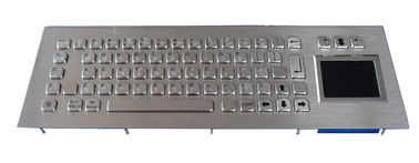IP65 Paslanmaz Braille Kiosk sugeçirmez klavye ile dokunmatik yüzey, 68 Anahtarlı
