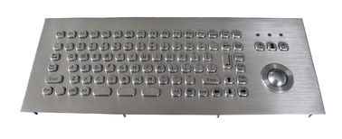 MINI 81 tuşları paneli bilgileri kiosk için Trackball ile Sanayi Klavye monte